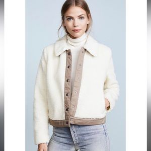 Madewell Sherpa Portland Jacket size s